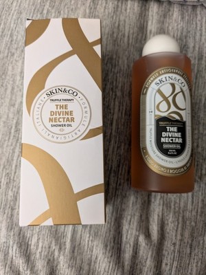Skin&Co Roma Truffle Therapy Divine Nectar Shower Oil, Brown, 8.4 fl oz