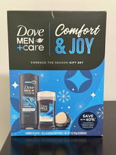 Dove Men+Care Clean Comfort & Joy Body Wash Deodorant Shower 3 Piece Gift Set