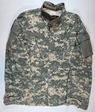 L/R Mens Gray Digital Mitary BDU Shirt - Rip-Stop - Made In USA