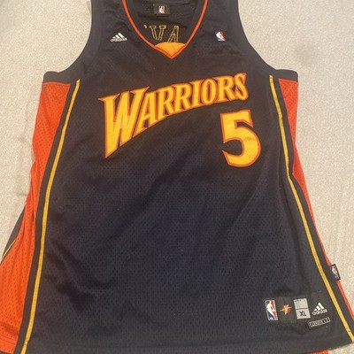 Baron Davis Warriors Jersey Old Baron DAVIS #5 Golden State Warriors ADIDAS Swingman Jersey XL NBA Vintage  +2 In
