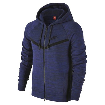 Nike Womens Tech Knit Windrunner Jacket Obsidian Blue 728683 451 S / L
