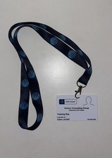 AT T Training Rep Lanyard With blue AT T pattern
