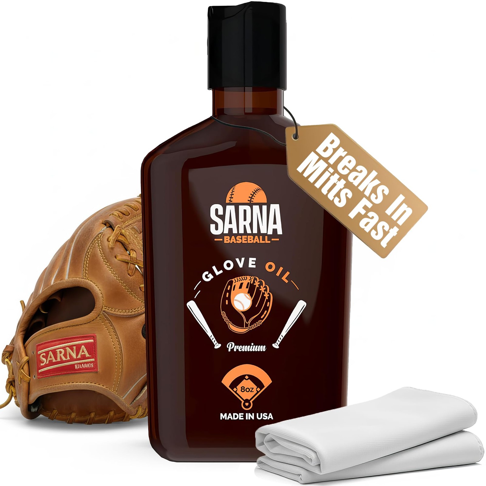 Oil - 8 Oz. &ndash; Softens & Breaks In Leather, 8
