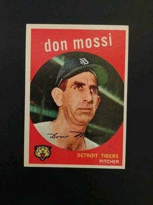 1959 Topps Set-Break #302 Don Mossi  EX Free Shipping 