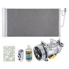 For Mini Cooper 2007-2011 AC Compressor w/ A/C Condenser & Repair Kit CSW