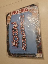 Bucilla Felt Wall Hanging Kit Ho Ho Ho Santa 34" Christmas