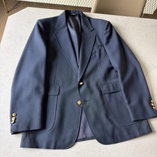 Requirements Men’s Virgin Wool Ivy League Blazer Size 52 Italy 42 US Made In USA