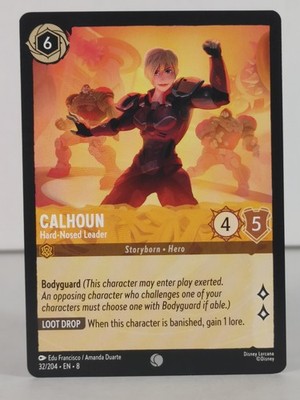 Calhoun - Hard Nosed Leader - LORCANA - Reign of Jafar - 32/204 - singles