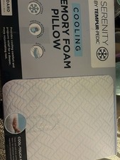 Serenity by Tempur-Pedic Cooling Memory Foam Pillow - Standard Open Box
