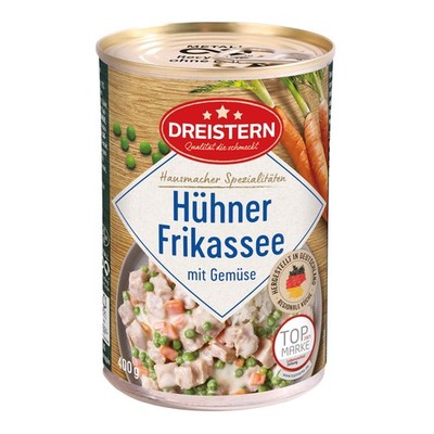 Hühnerfrikassee 400g - DREISTERN (8,98 EUR/kg)