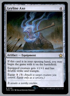 Leyline Axe - 129 - Foundations (FDN) MTG