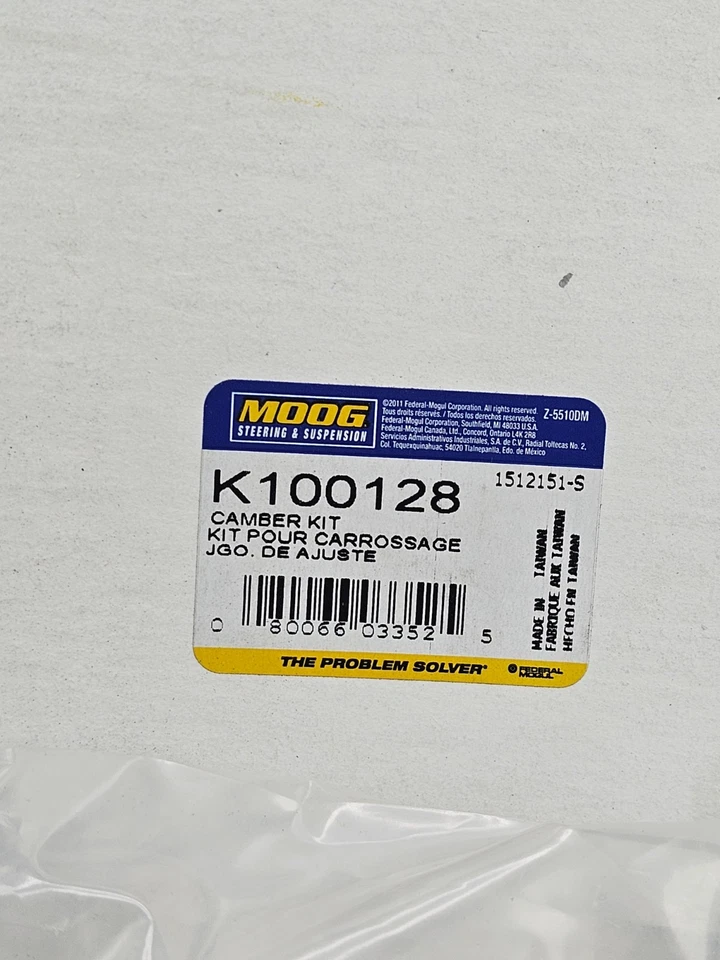 MOOG K100128: Rueda/cámara delantera de ajuste para 03-15 Lexus Toyota 4Runner FJ Foto 2 de 4