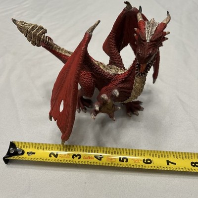Schleich Eldrador Red Dragon Warrior Action Figure with Moving Jaw Model 70512