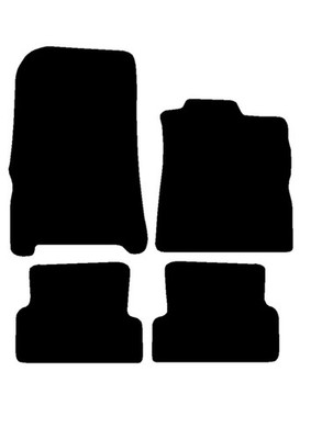Premium Tailored Car Floor Mat Set 4 pcs For Renault Modus/Grand Modus 2004-2010