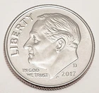 2017 D Roosevelt Dime AVE CIRCULATED **FREE SHIPPING**