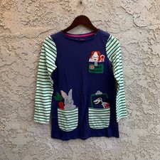 NWT Mini Boden Navy Vet Animal Pocket Dress Girls 11-12 Years