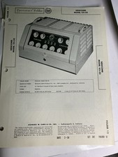 SAMS Photofact Set 387 Folder 12 Newcomb KX-50 Amplifier Manual Tube Amp