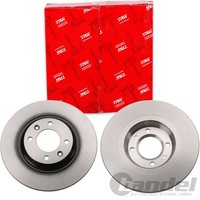 2X TRW Bremsscheiben 290Mm Voll Hinten Passend FÜR CitroËN C4 DS4 DS5 DS DS