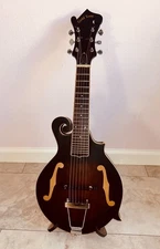 Gold Tone F-6 F-Style Mando-Guitar with Pickup and Case