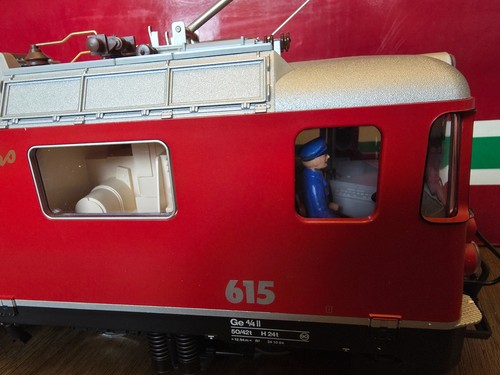 LGB 22430 RhB Viafier Retica Ge 4/4 II Electric Locomotive #615 - G Scale - Rare - Picture 6 of 16