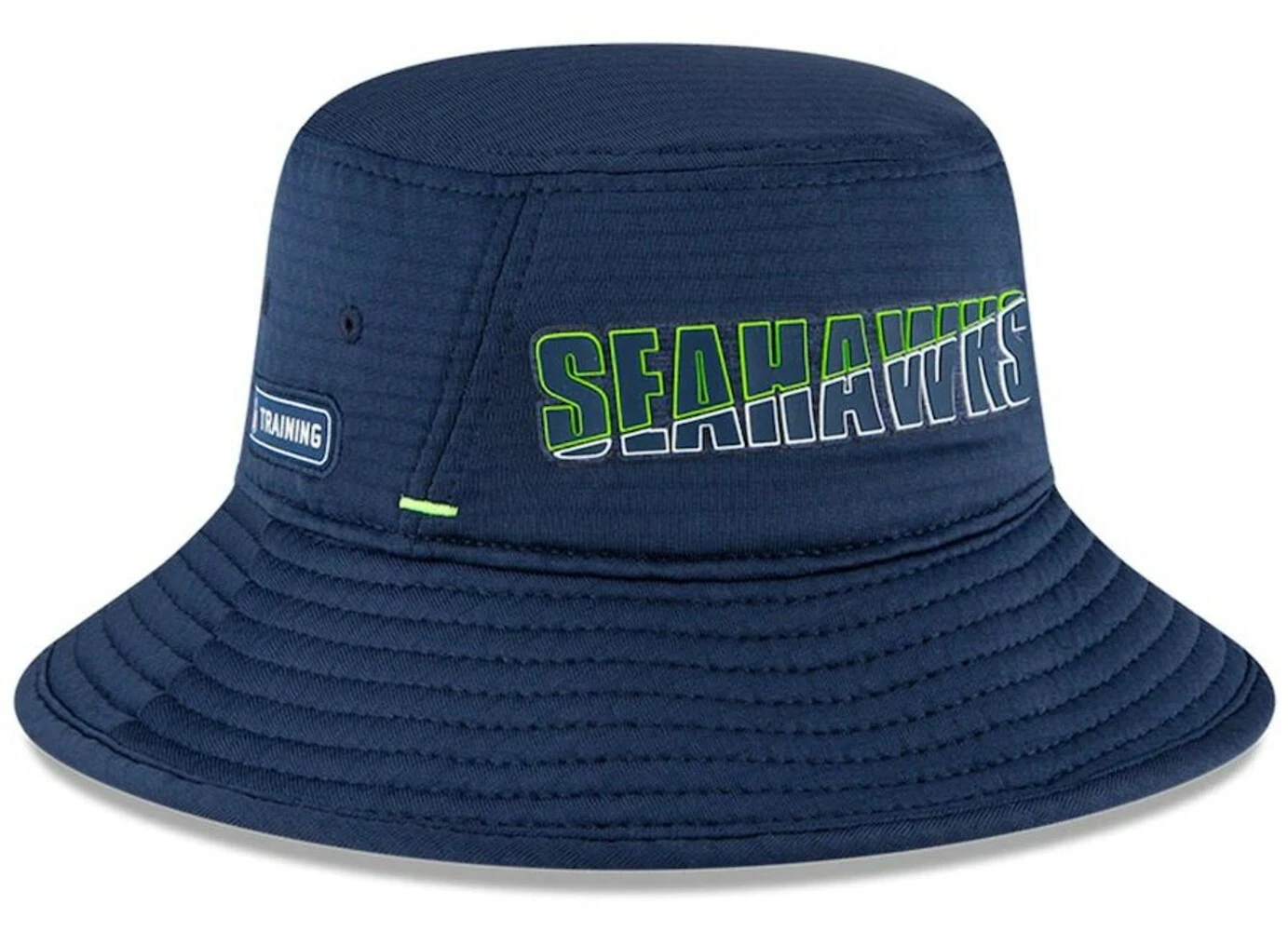Seattle Seahawks New Era NFL Training Camp Bucket Hat Cap - Navy