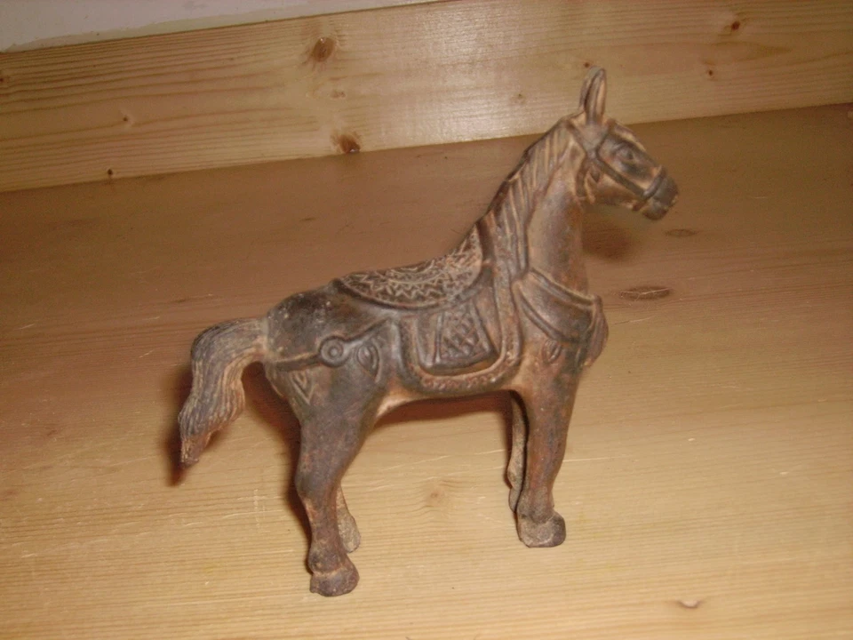 Magnifique "statue de cheval en bronze " pièce unique" 1870 (cambodge) - Photo 3/4