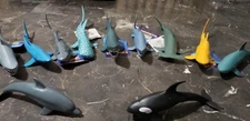 BOLEY REALISTIC SHARKS NATURE WORLD SEA ANIMALS FIGURES LOT OF 11.