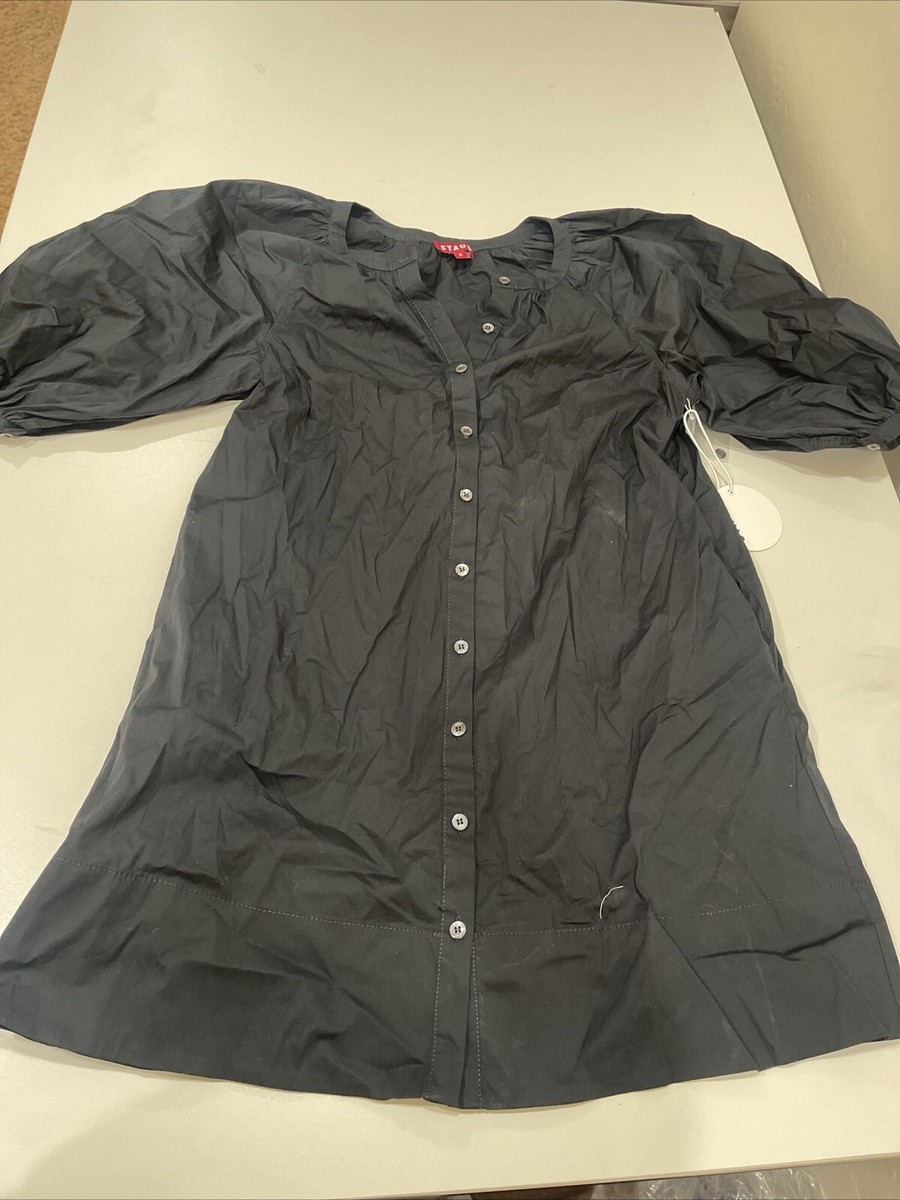 【関税込み】Staud ブラック Vincent ミニワンピース MINI VINCENT DRESS BLACK