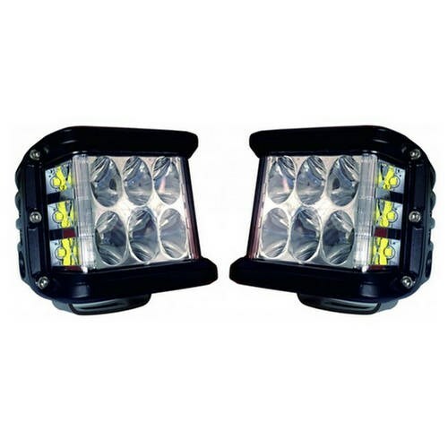 Coppia Fari LED CREE 45W con Luce Laterale per Fuoristrada Off-Road 4x4 12V-24V - Imagen 1 de 6
