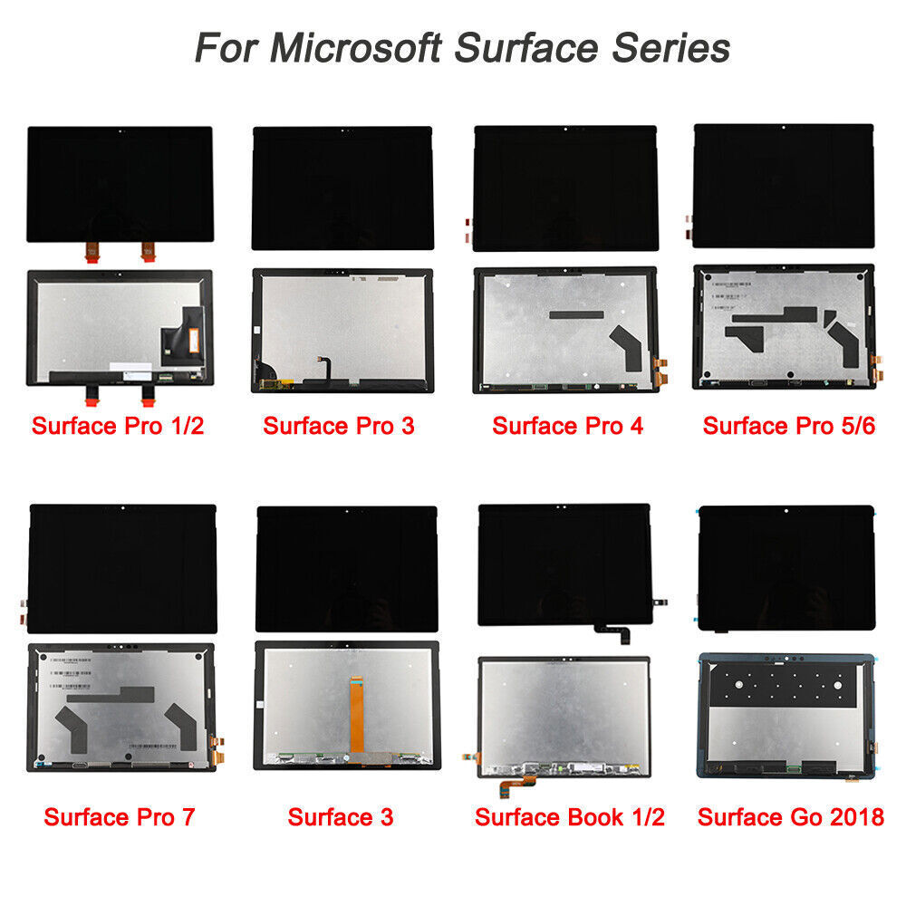 OEM For Microsoft Surface Pro 1 2 3 4 5 6 7 Book 1 2 Go LCD