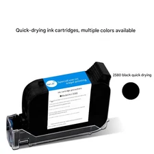 Quick-Dry Replacement Ink Cartridge for Handheld Inkjet Printer 2580