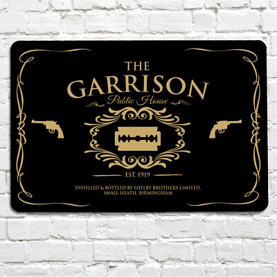 The Garrison Gold Label Public House A4 Blechschild - Hausbar Kneipe Zubehör