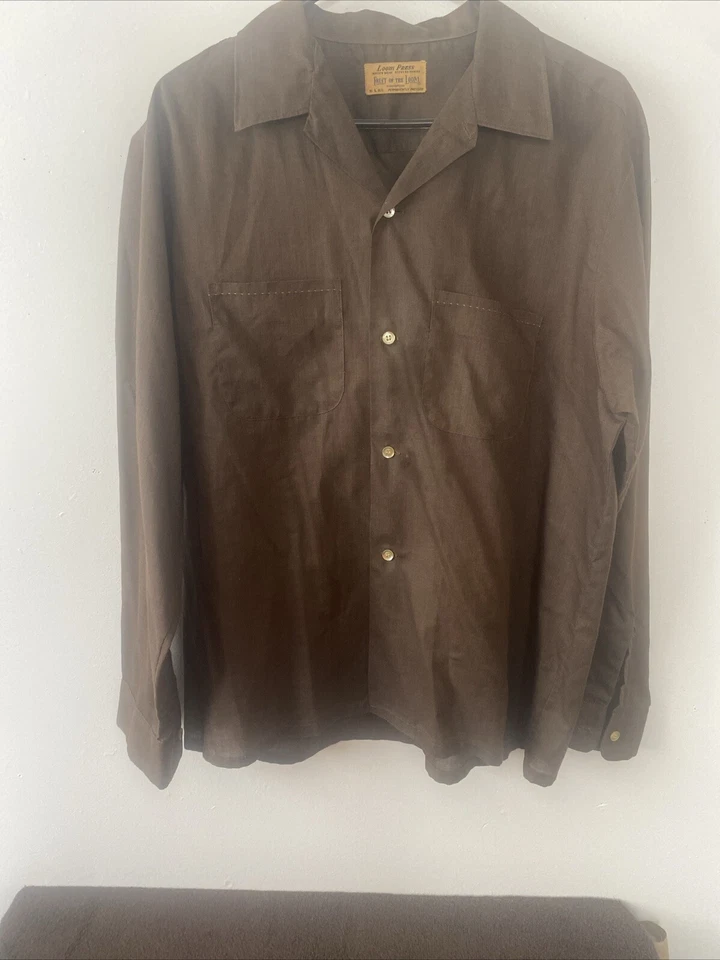 Camisa de vestir vintage de una sola puntada Foto 2 de 4