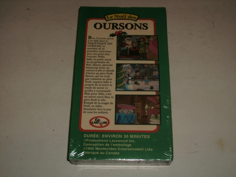 Le Noel Des Oursons (VHS)(French) NEW - Image 3 of 4