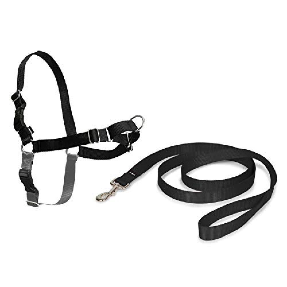 (TG. medium) PetSafe Easy Walk Harness - Medium - Nero e Grigio - NUOVO