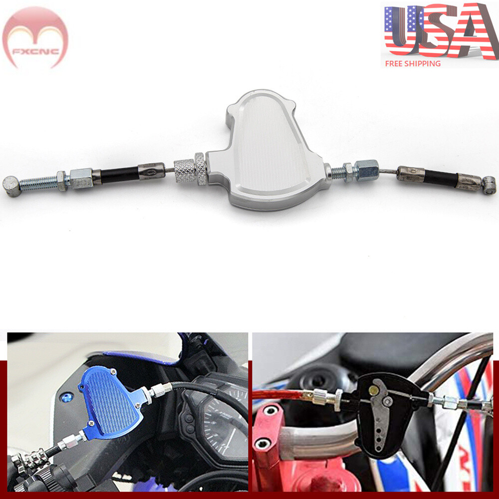 Universal Motorcycle Stunt Clutch Pull Cable Lever Replacement Easy