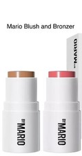 MakeUp By Mario Mini Sculpt Pop Set blush Bronzer stick brush NEW