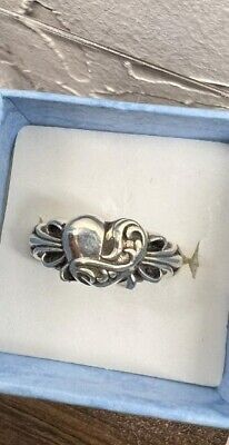 Chrome Hearts Floral Cross Heart Ring | eBay Chrome Hearts Floral Cross Heart Ring | eBay