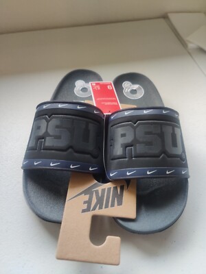 Nike Penn State Offcourt Slides  New Nike PENN STATE PSU Offcourt Black and BLUE Slides  main image 4