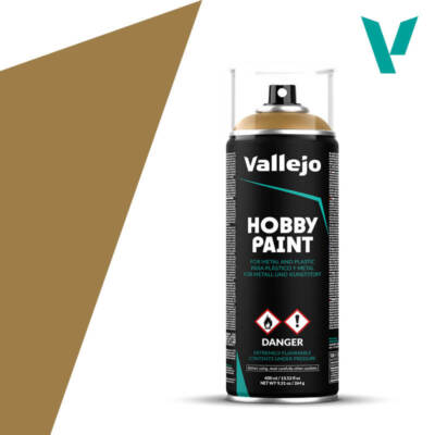 Vallejo Desert Yellow Spray Paint 400ml VLJ28015