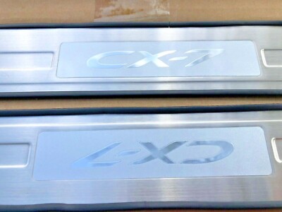 07 - 12 Mazda CX7 CX-7 OEM NEW STAINLESS Door Sill Trim Plates PT