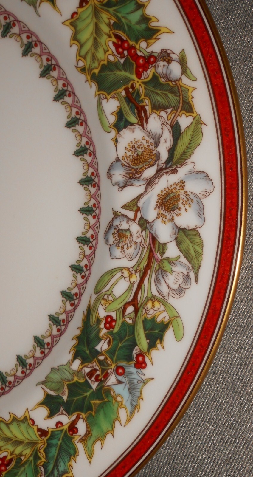 Spode CHRISTMAS ROSE PATTERN Bone China DINNER PLATE Made in England eBay