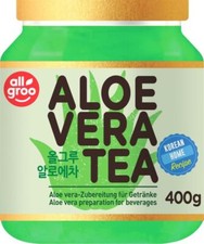 ALLGROO Aloe Vera Tea Preparat do napojów bezalkoholowych i herbaty 400g