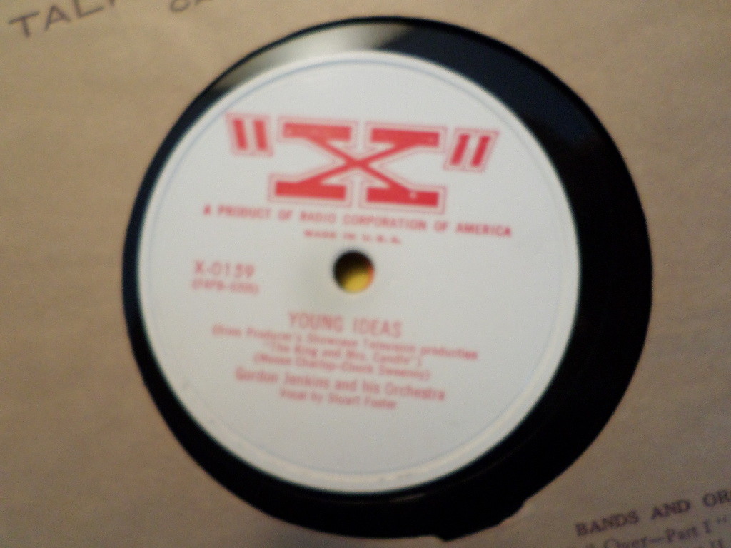 X 78 RECORD 0159/GORDON JENKINS/YOUNG IDEAS/GOODNIGHT,SWEET DREAMS/ EX