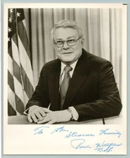 Vintage US SENATOR PAUL HATFIELD Original SIGNED AUTOGRAPH Photo / MONTANA JUDGE