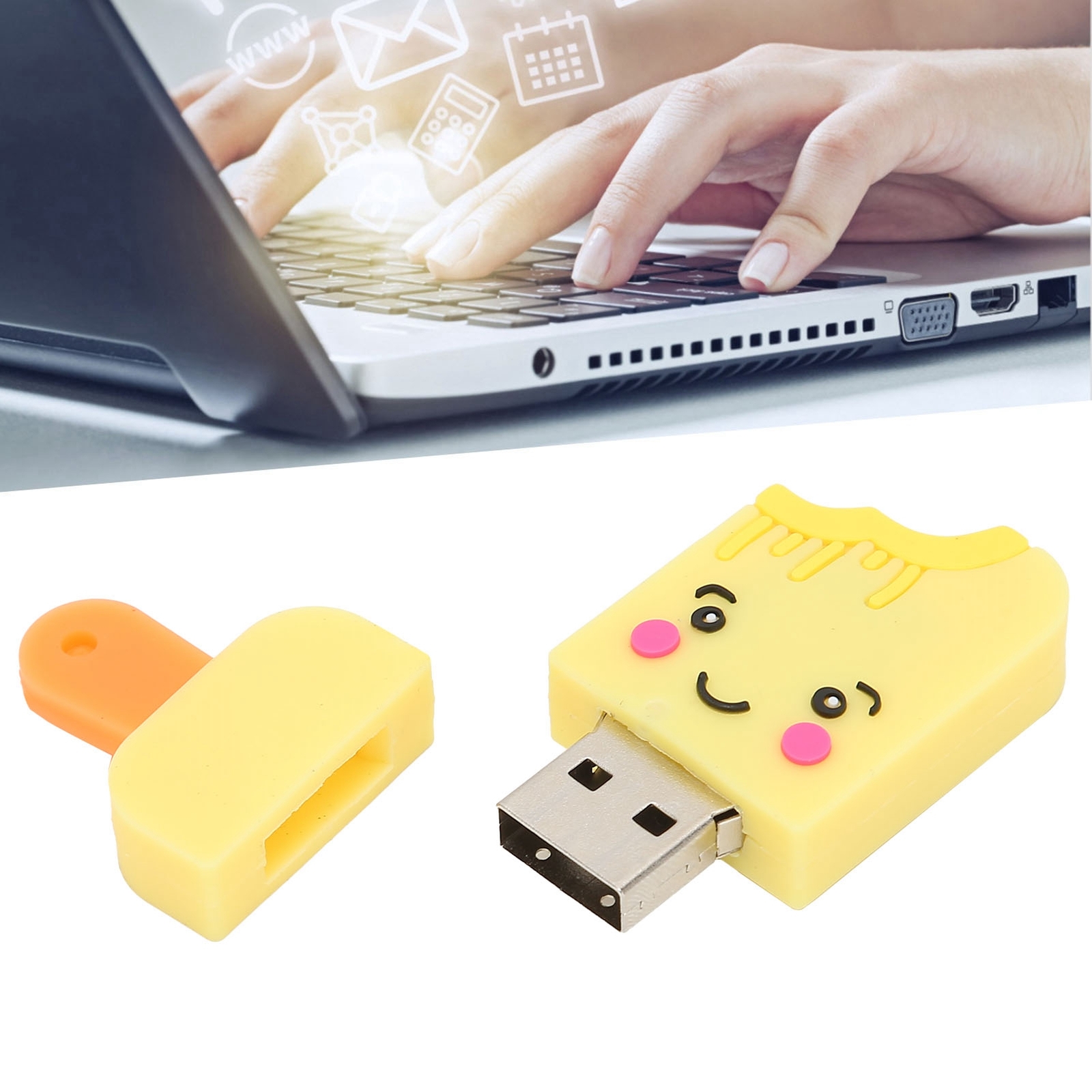 Cartoon Cute USB 2.0 Flash Drive Portable U Disk Computer Accessories For Da