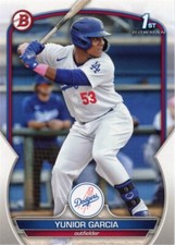 2023 1st Bowman Paper #BP-142 Yunior Garcia