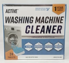 Active - Washing Machine Cleaner - 24 Pack - 12 Month Supply