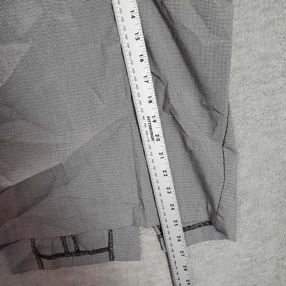 Torrid Women Skirt 18 Gray Houndstooth Pencil Slit Hem - Image 4 of 4