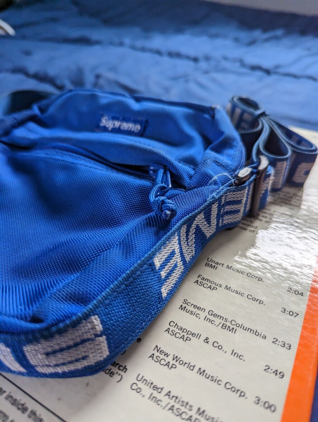 Supreme Shoulder Bag Blue